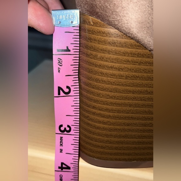 🆕 Taupe Peep Toe Booties - Picture 8 of 9